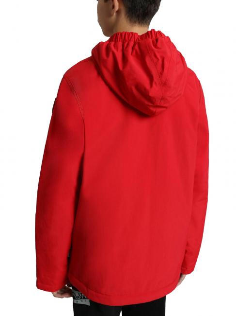 k rainforest op giacca Chaqueta con cremallera y capucha tango rojo - Chaquetas de beb&eacute;