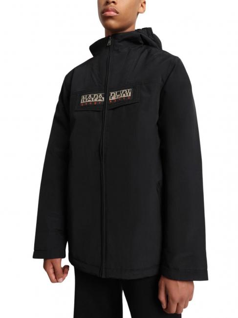 k rainforest op giacca Chaqueta con cremallera y capucha negro 041 - Chaquetas de beb&eacute;