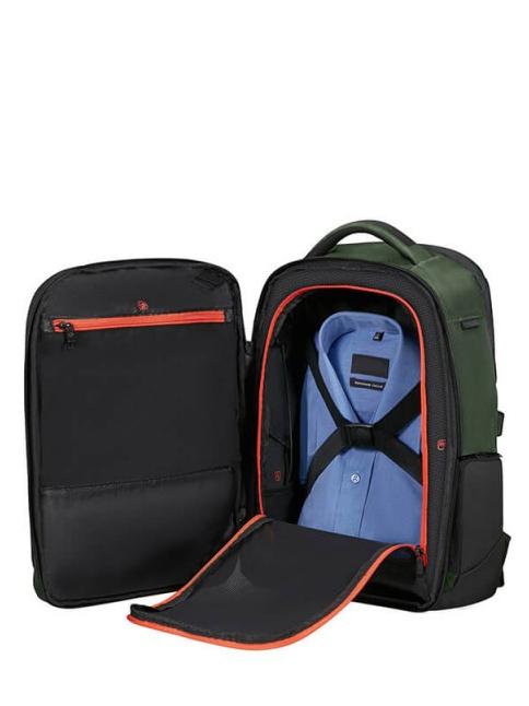 BIZ2GO Mochila de viaje de un d&iacute;a, soporte para pc de 15,6 " tierra verde - Mochilas para port&aacute;til