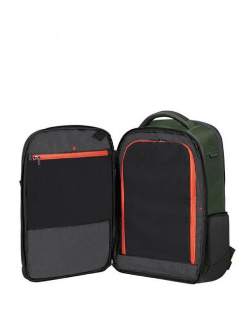 BIZ2GO Mochila de viaje de un d&iacute;a, soporte para pc de 15,6 " tierra verde - Mochilas para port&aacute;til