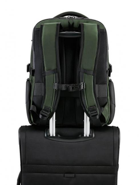 BIZ2GO Mochila de viaje de un d&iacute;a, soporte para pc de 15,6 " tierra verde - Mochilas para port&aacute;til