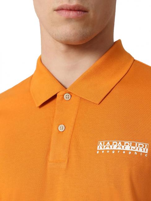 EBEB Polo de algod&oacute;n ocre del desierto - camisa polo