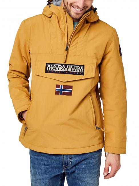 RAINFOREST POCKET 1 Cortavientos con capucha marr&oacute;n madera - Chaquetas de hombre