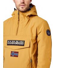 NAPAPIJRI RAINFOREST POCKET 1 Cortavientos con capucha marr&oacute;n madera - Chaquetas de hombre - 4