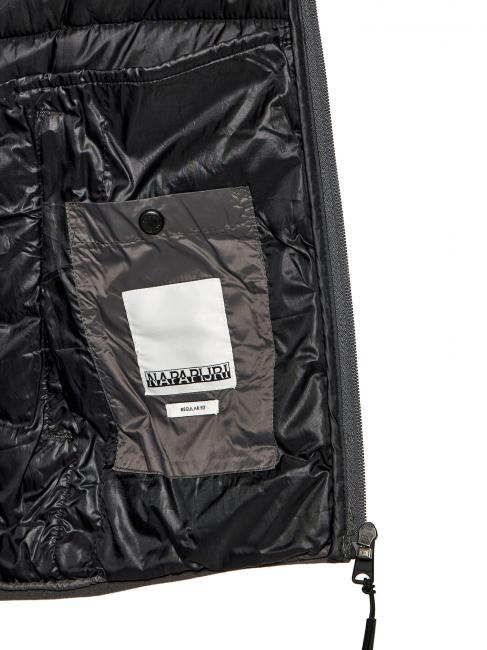 AERONS H 2 Plum&iacute;fero con capucha s&oacute;lido gris oscuro - Chaquetas de plumas para hombre