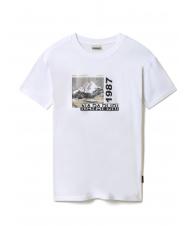 NAPAPIJRI SULE Camiseta de algod&oacute;n blanco grp f8e - camiseta - 4