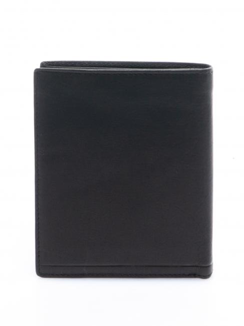 TEXAS Cartera vertical de piel NEGRO - Carteras Hombre