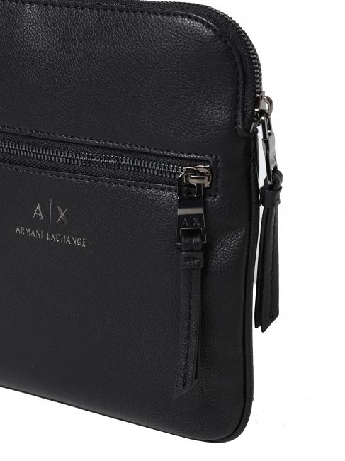 Borsello con tasca frontale  negro - Bandoleras Hombre