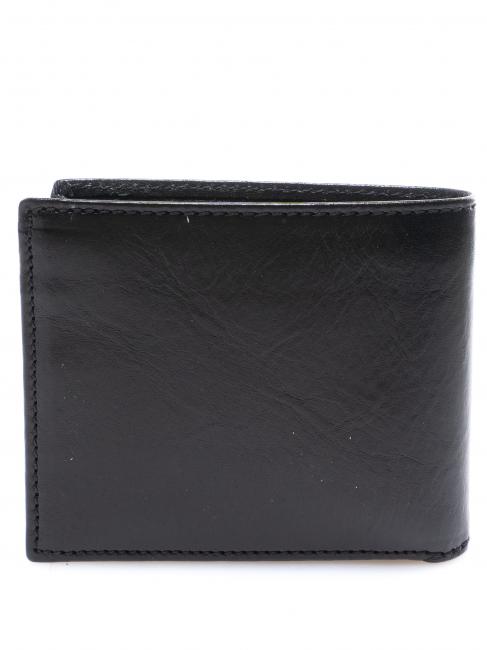 LORENZO Cartera de hombre, en piel negro - Carteras Hombre