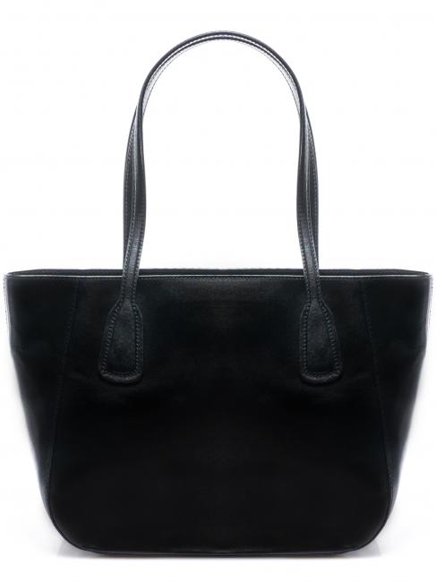 MADDALENA Shopping Bag en piel Oro negro - Bolsos Mujer