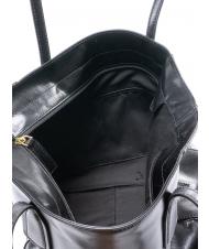 THE BRIDGE MADDALENA Shopping Bag en piel Oro negro - Bolsos Mujer - 5