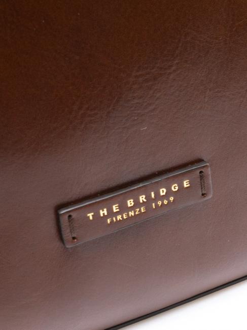 MADDALENA Bolso shopper de hombro, en piel BROWN - Bolsos Mujer