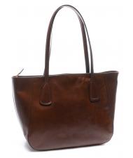 THE BRIDGE MADDALENA Shopping Bag en piel BROWN - Bolsos Mujer - 2