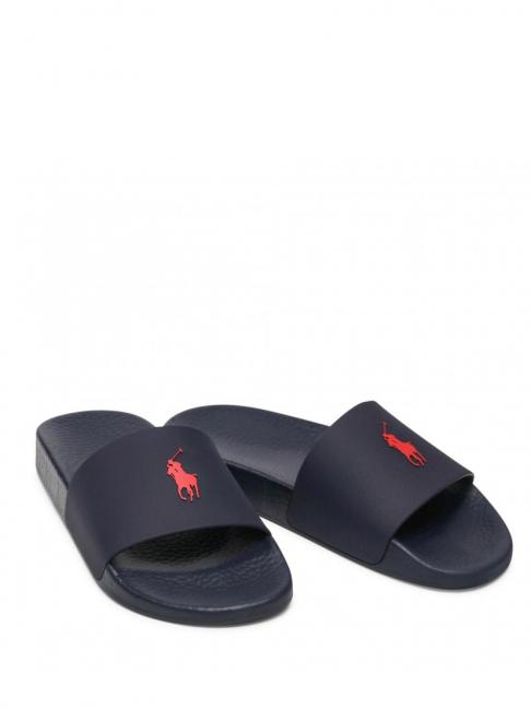 POLO SLIDE Zapatillas azul marino / rojo pp - Zapatos Hombre