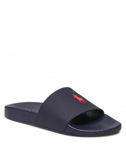 POLO SLIDE Zapatillas azul marino / rojo pp - Zapatos Hombre
