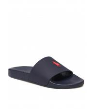 RALPH LAUREN POLO SLIDE Zapatillas azul marino / rojo pp - Zapatos Hombre - 2