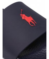 RALPH LAUREN POLO SLIDE Zapatillas azul marino / rojo pp - Zapatos Hombre - 6
