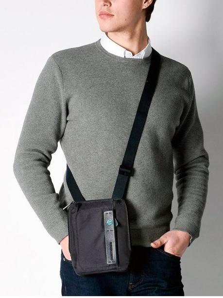 Bandolera Línea P16 CHEVRON / NEGRO - Bandoleras Hombre