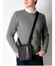 PIQUADRO Bandolera Línea P16 CHEVRON / NEGRO - Bandoleras Hombre - 4