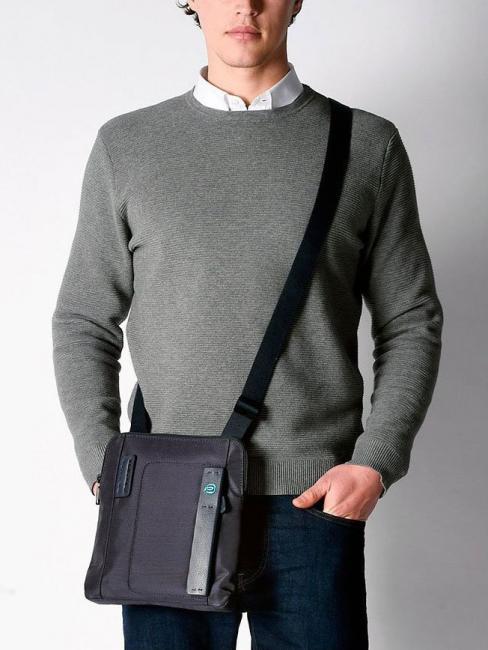 Bandolera Línea PULSE P16, para iPad CHEVRON / NEGRO - Bandoleras Hombre