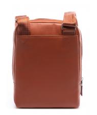 PIQUADRO Bandolera VIBE out, de piel martillada naranja3 - Bandoleras Hombre - 4