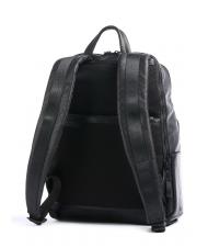PIQUADRO HARPER Mochila para portátil 14", en piel negro - Mochilas para portátil - 2