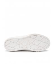 TWINSET Sneaker alta in pelle con inserti zebrati  cebra blanca / peluda - Zapatos Mujer - 6