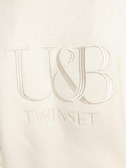 U&B  Ch&aacute;ndal con capucha y joggers Marfil - trajes deportivos para mujeres