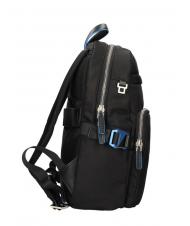 PIQUADRO PQ-RY Mochila en tela reciclada, soporte para PC de 14 " negro - Mochilas para port&aacute;til - 3