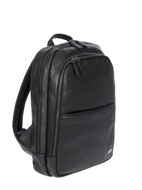 TORINO Mochila para port&aacute;til de 13", en piel negro - Mochilas para port&aacute;til