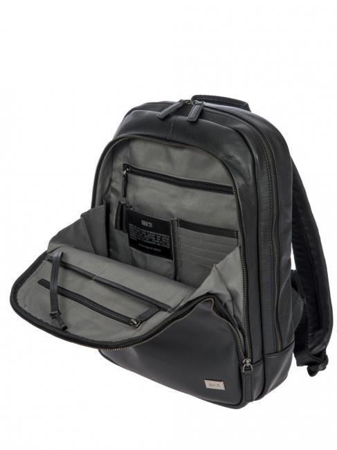 TORINO Mochila para port&aacute;til de 13", en piel negro - Mochilas para port&aacute;til