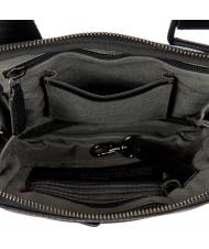 BRIC&rsquo;S TORINO Bolso plano de piel negro - Bandoleras Hombre - 4