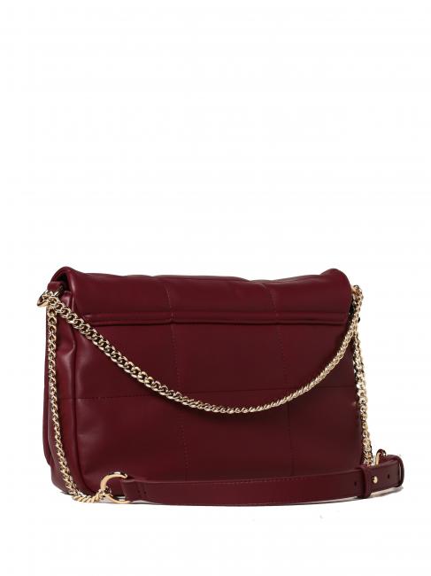 Mini bag a tracolla trapuntata  frambuesa oscura - Bolsos Mujer