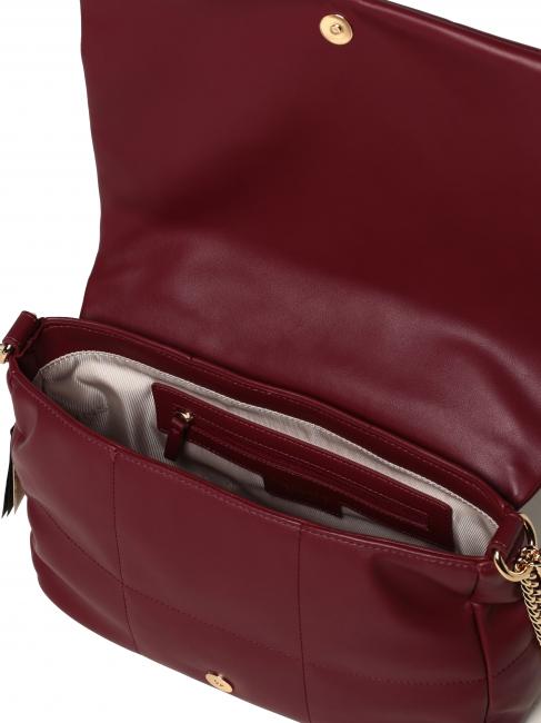 Mini bag a tracolla trapuntata  frambuesa oscura - Bolsos Mujer