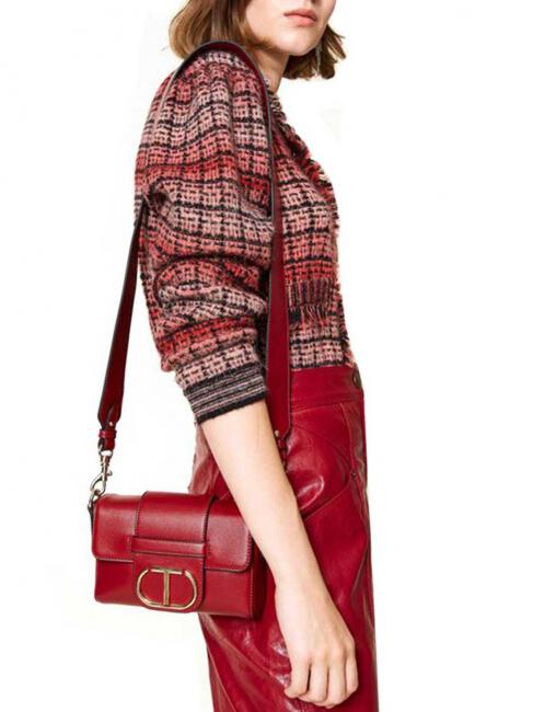 Borsa a tracolla mini con patta  cereza - Bolsos Mujer