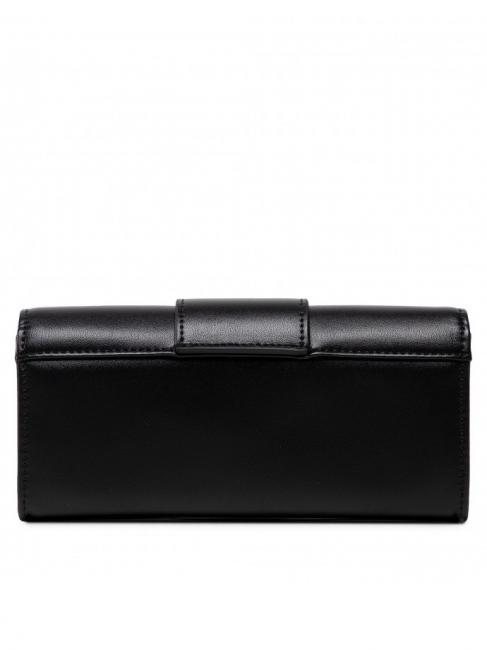 Portafoglio grande con patta  negro - Carteras Mujer