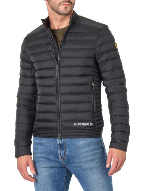 JEDO Plum&iacute;fero corto con cremallera asfaltop - Chaquetas de plumas para hombre