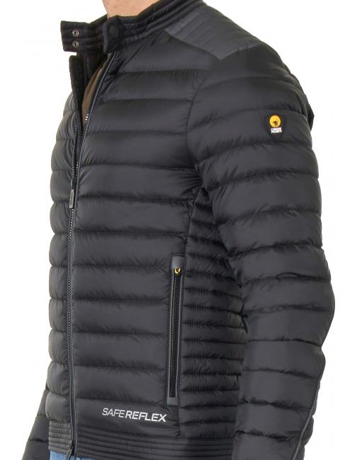 JEDO Plum&iacute;fero corto con cremallera asfaltop - Chaquetas de plumas para hombre