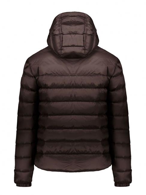 ZADOCK Chaqueta de pluma real con capucha caf&eacute; negro / escarabajo - Chaquetas de plumas para hombre