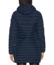 CIESSE ANNAMARIE Plum&iacute;fero largo con capucha ligre azul - Chaquetas de plumas de mujer - 3