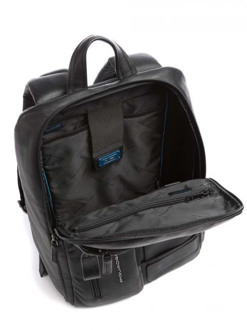 W103 Mochila de piel, soporte para pc de 15,6" negro - Mochilas para port&aacute;til