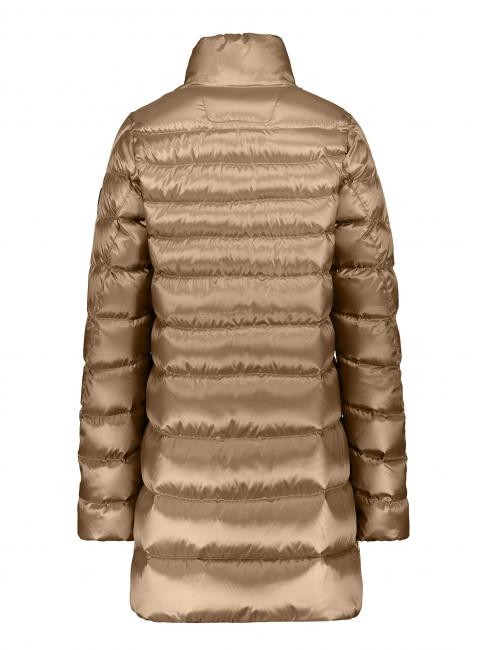 NOELA Plum&iacute;fero largo acolchado rebozuelo / gris plata - Chaquetas de plumas de mujer