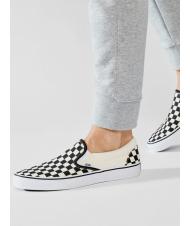 VANS CLASSIC classic slip-on CLASSIC Slip on para mujer negro y blanco - Zapatos unisex - 9