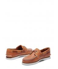 TIMBERLAND Classic Boat 2 Eye N&aacute;uticos de piel aficionado al albaricoque - Zapatos Hombre - 3
