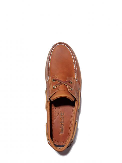 Classic Boat 2 Eye N&aacute;uticos de piel aficionado al albaricoque - Zapatos Hombre