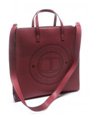 TWINSET LOGO FORELLATO Bolso shopper vertical con bandolera - Bolsos Mujer