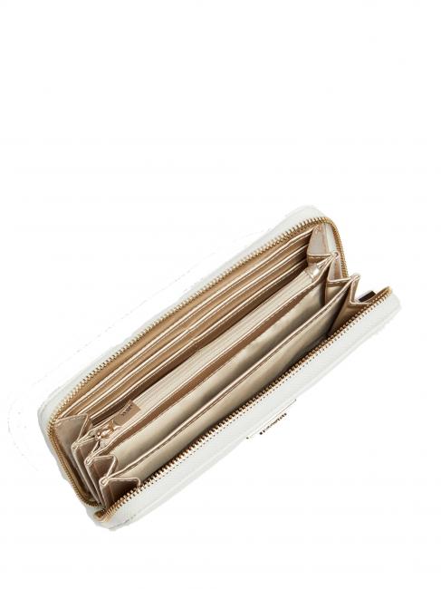 LAUREL Cartera con cremallera alrededor blanco - Carteras Mujer