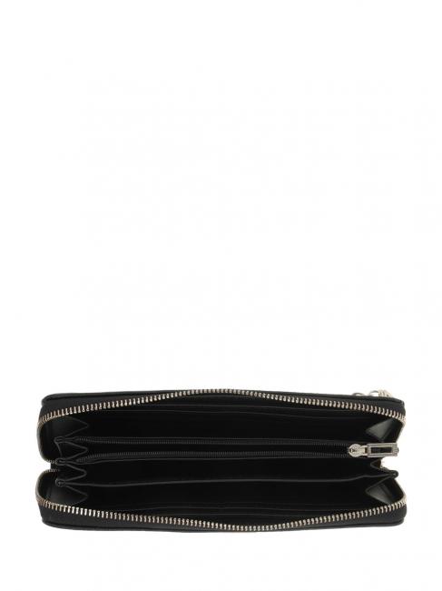 LAUREL Cartera con cremallera alrededor NEGRO - Carteras Mujer