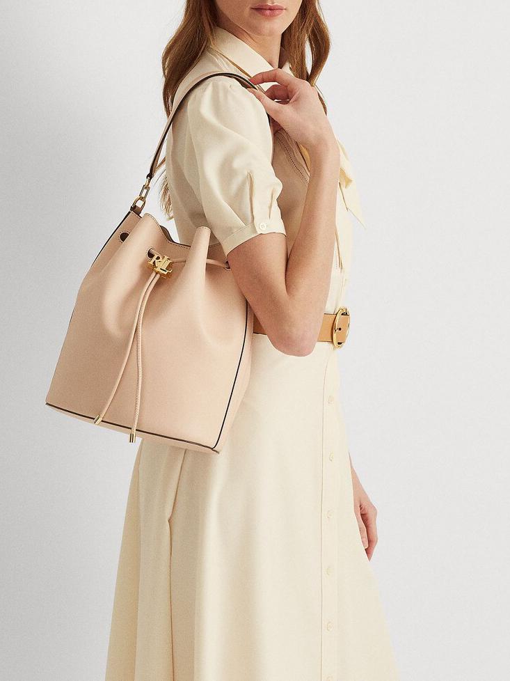 Ralph Lauren Andie Bolso Bombonera En Piel Rubor - ¡Compra En Le Sac!