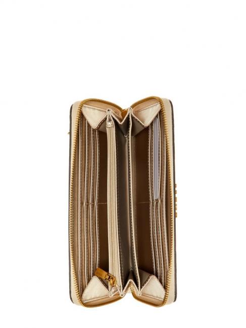ZADIE Cartera con cremallera alrededor logotipo de rosa claro - Carteras Mujer